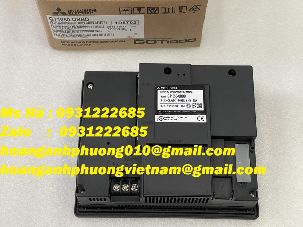 Bán chuyên các dòng màn hình GT1050-QBBD mitsubishi 24VDC2123433