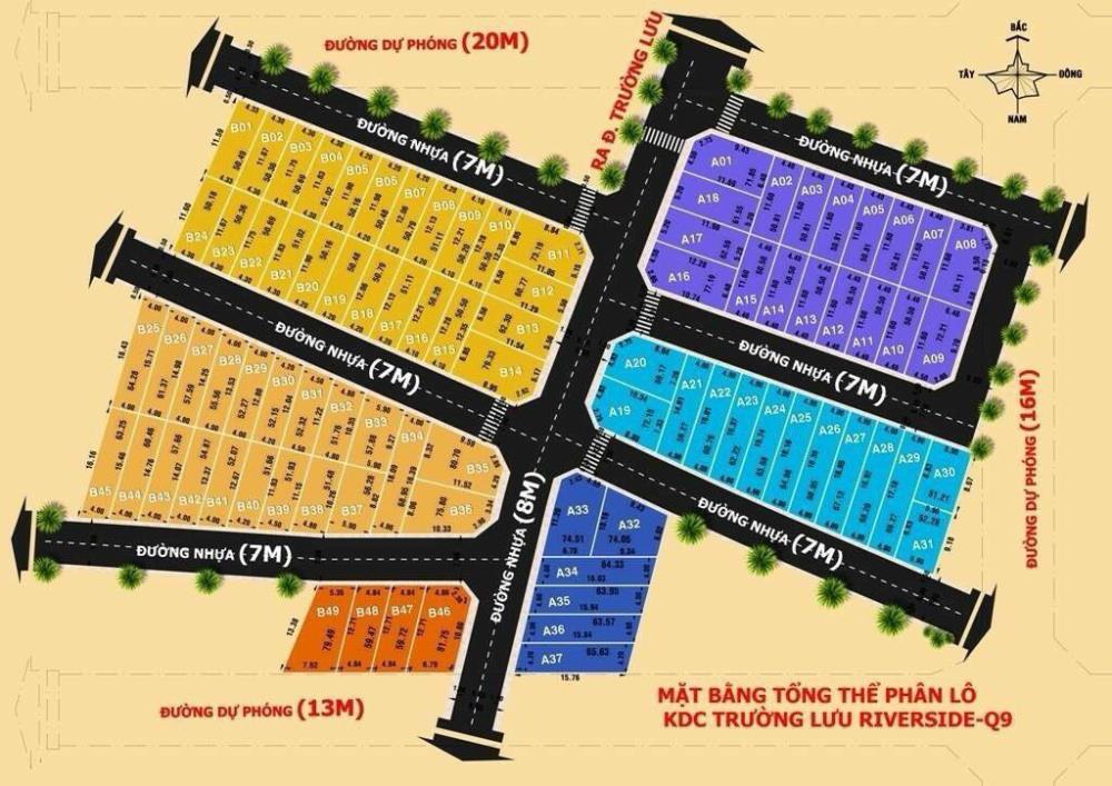 Bán đất thổ cư 69m2 đường số 1, Long Trường, Q.9 - 3.1 tỷ2200738