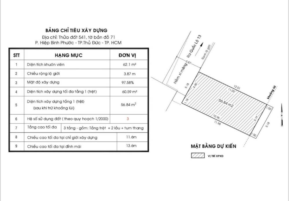 Bán Lô Đất Hẻm 5m 520 Quốc Lộ 13 Hiệp Bình Phước Thành Phố Thủ Đức2089983