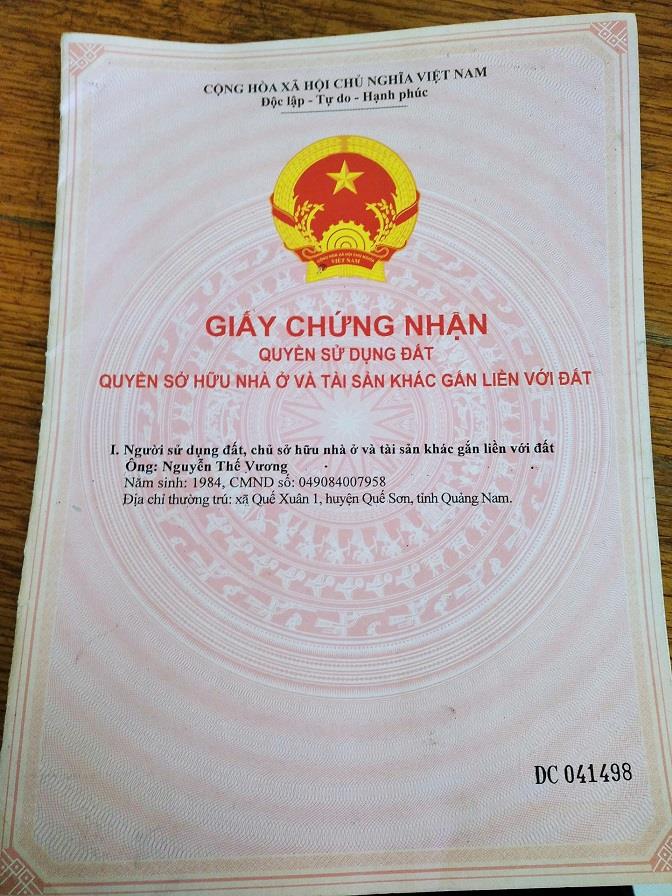 Chính chủ bán lô đất thổ cư lô vuông tại xã Quế Phú, Huyện Quê Sơn.2107287