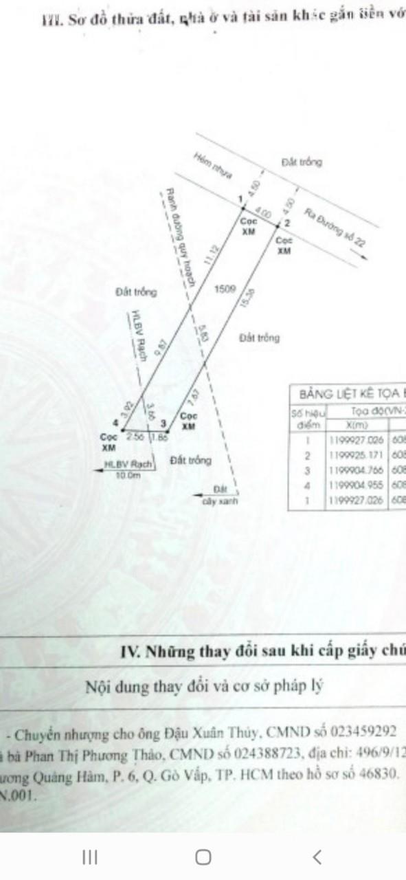 Bán Lô Đất Sát Mặt Tiền Đường Vành Đai 2 - Hẻm 39 Đường 22 Linh Đông, TP Thủ Đức2069759