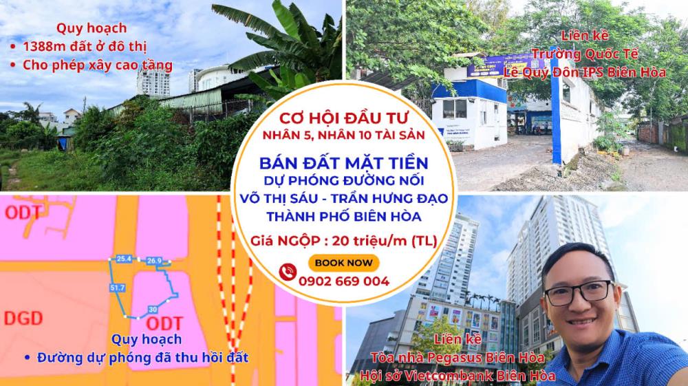 Cơ Hội Đầu Tư Sinh Lời Lớn - Lô Đất Vàng Tại Võ Thị Sáu, Phường Quyết Thắng, Biên Hòa2079403