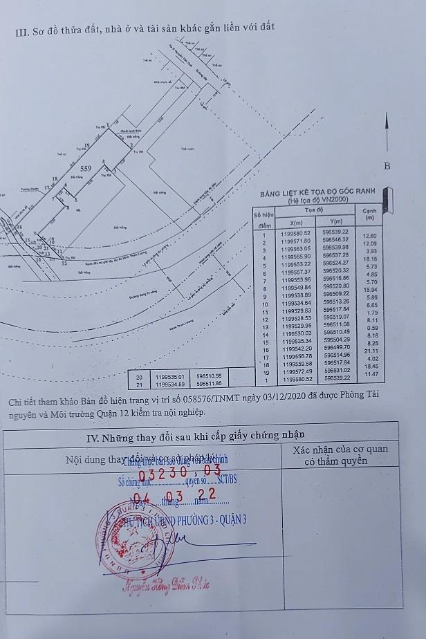 Bán thữa đất Thổ cư đẹp, một mặt liền kề ra bờ kênh Tham Lương ( đường ĐHT 16B )- P Đông Hưng Thuận, Q12, HCM2190672