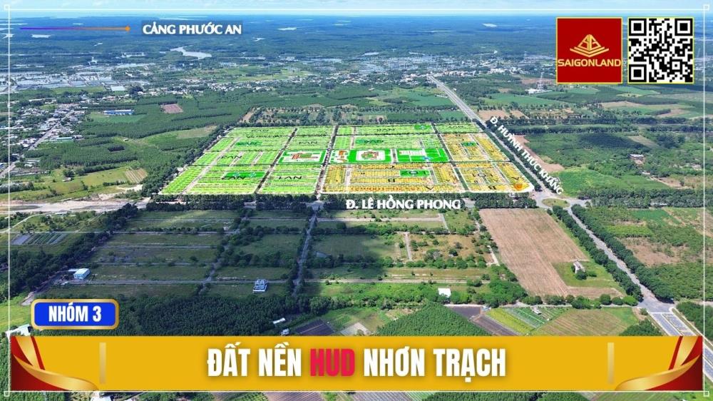 Saigonland Nhơn Trạch - Nhận ký gửi mua bán Đất nền sổ sẵn dự án Hud Nhơn Trạch2133700