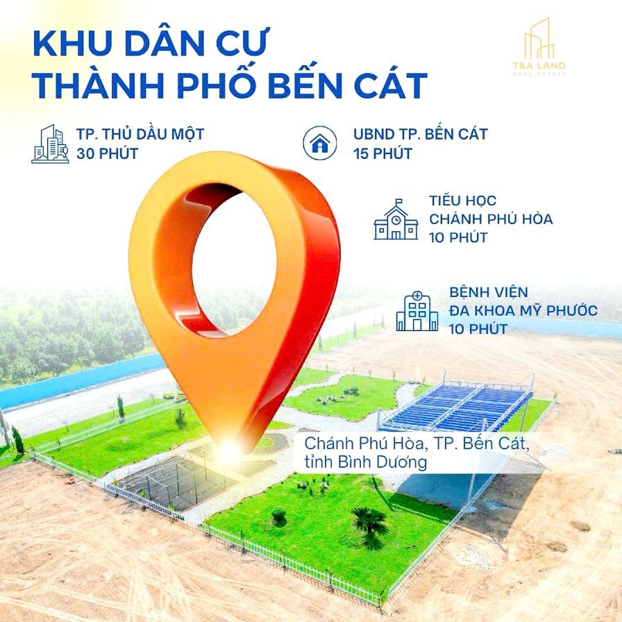 Đầu Tư Siêu Lời – Đất Nền Nhà Phố Tại P.Chánh Phú Hoà, TP. Bến Cát, Bình Dương.2178934