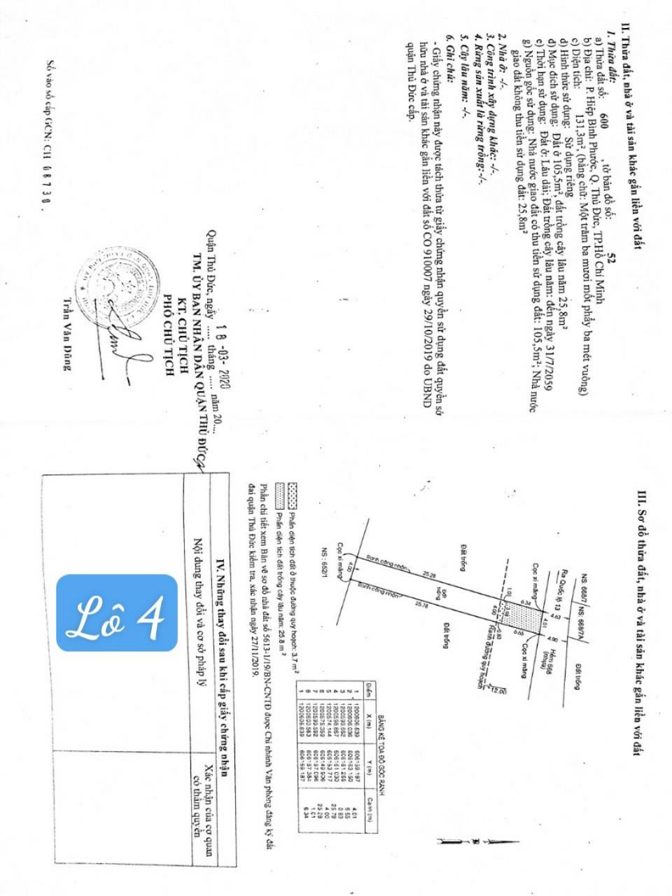 Đất Mặt Tiền Hẻm 668 Quốc Lộ 13, Hiệp Bình Phước , Thành Phố Thủ Đức2096893