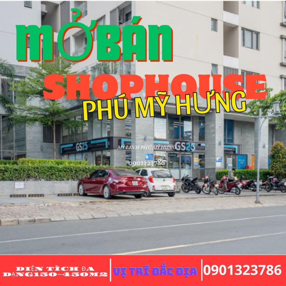 Shophouse Phú Mỹ Hưng,Vị trí Đẹp, HĐ Thuê sẵn, Sở hữu lâu dài, Thanh toán theo tiến độ T9/2026.PKD 09013237862278168