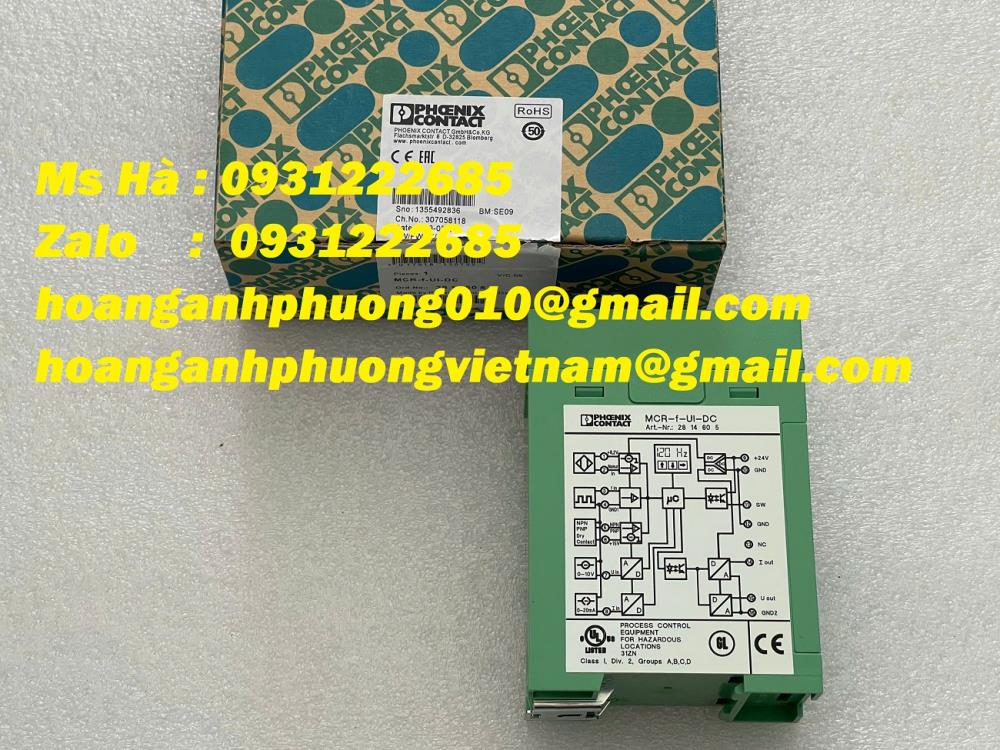 Phoenix contact MCR-F-UI-DC bộ chuyển đổi tần số ( 2814605)2095449