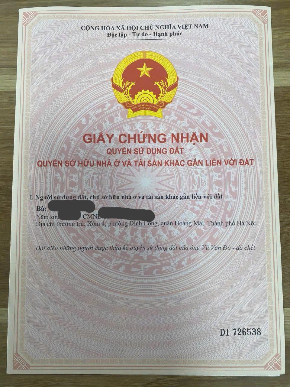 NHÀ ĐẸP - GIÁ ĐẦU TƯ - CHÍNH CHỦ BÁN CĂN NHÀ 3 TẦNG Tại P Định Công, Hoàng Mai, Hà Nội2121553