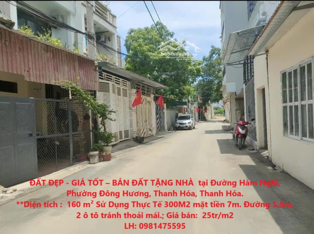 ĐẤT ĐẸP - GIÁ TỐT – BÁN ĐẤT TẶNG NHÀ  tại Đường Hàm Nghi, Phường Đông Hương, Thanh Hóa, Thanh Hóa.2128124