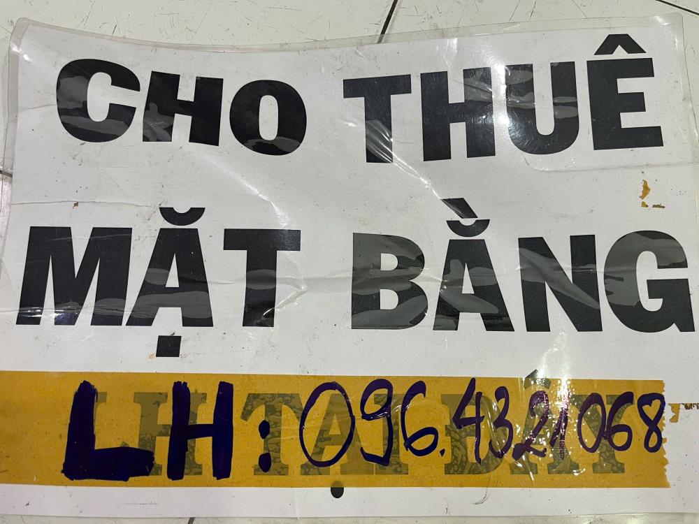 Cho Thuê Mặt Bằng Chợ Tân Bình2121726