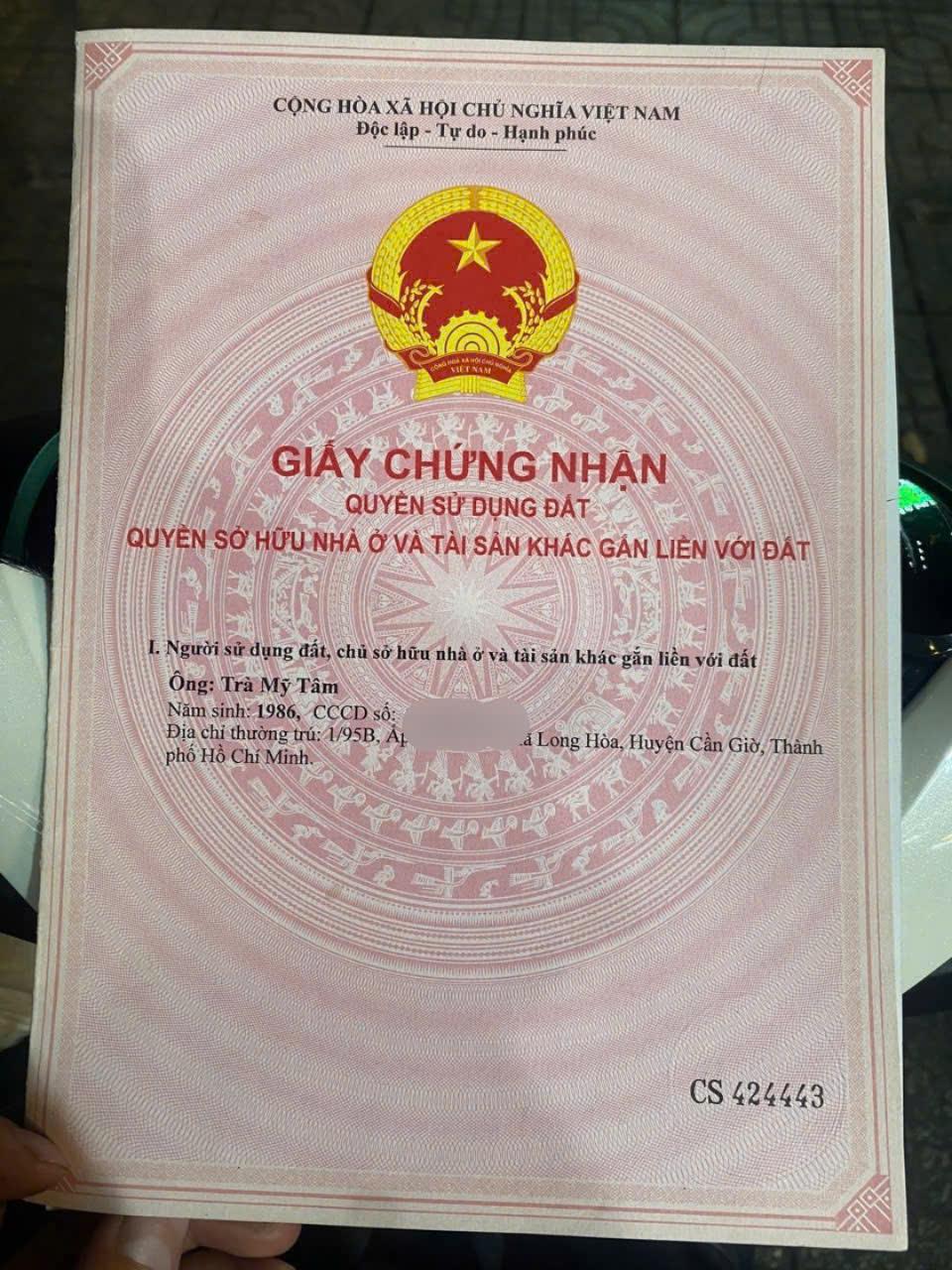 ĐẤT CHÍNH CHỦ Cần Bán Nhanh Lô Đất 2 mặt tiền Tại huyện Cần Đước tỉnh Long An2128863