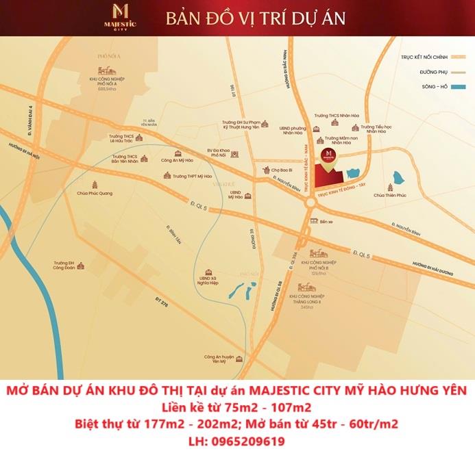 MỞ BÁN DỰ ÁN KHU ĐÔ THỊ TẠI dự án MAJESTIC CITY MỸ HÀO HƯNG YÊN2142996