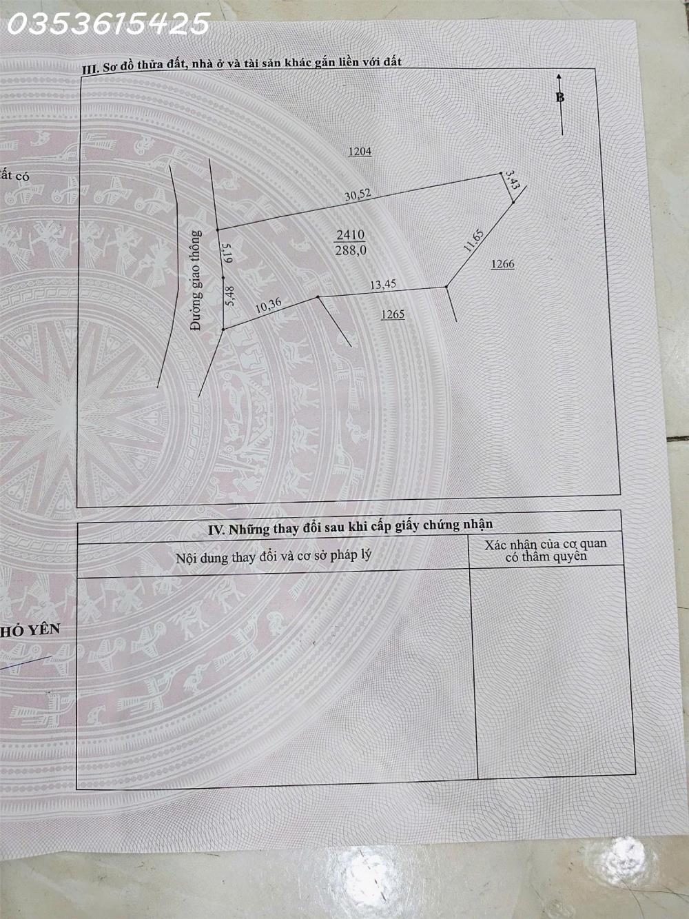 CỰC HIẾM: cần bán lô đất tại làn 2 trục lý nam đế ngay gần chơ phổ yên buôn bán tấp nập. Diện tích 288m mặt tiền hơn 10m mà giá có hơn 10tr/m2123478