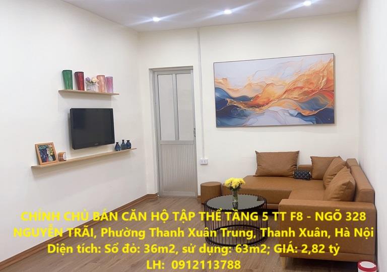 CHÍNH CHỦ BÁN CĂN HỘ TẬP THỂ TẦNG 5 TT F8 - NGÕ 328 NGUYỄN TRÃI, Phường Thanh Xuân Trung, Thanh Xuân, Hà Nội2072335