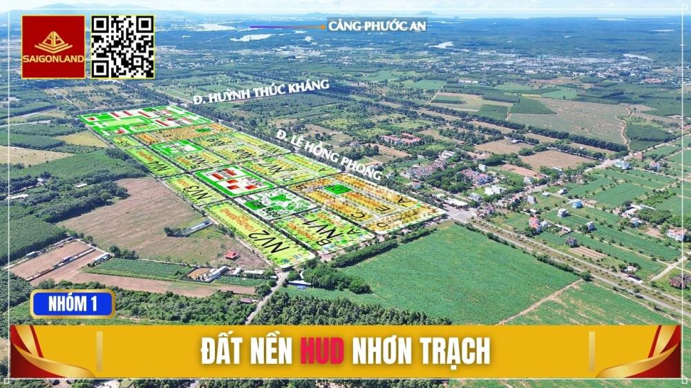 Saigonland Nhơn Trạch - Nhận ký gửi mua bán Đất nền sổ sẵn dự án Hud Nhơn Trạch2133698