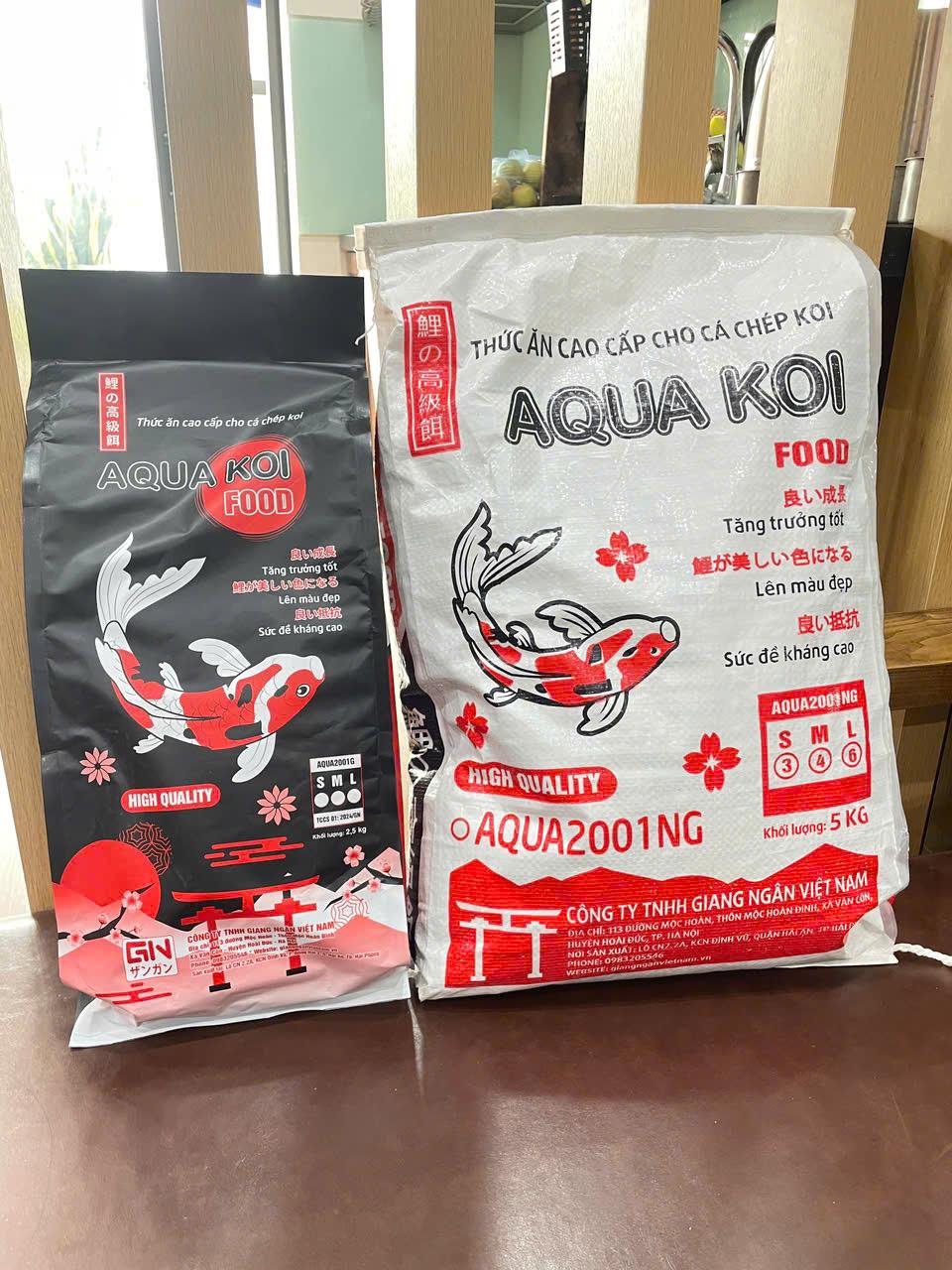 Aqua Koi: Giải pháp dinh dưỡng tối ưu giúp cá Koi phát triển khỏe mạnh, màu sắc rực rỡ và sức khỏe dẻo dai.2126432