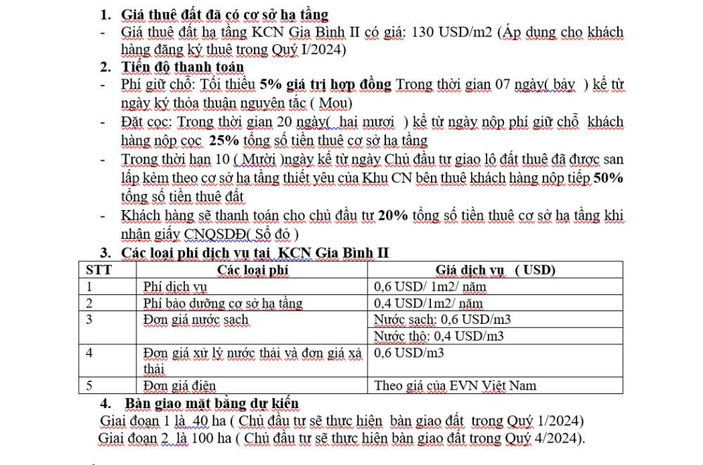 BÁN 250HA ĐẤT KCN GIA BÌNH II, BẮC NINH, MT 5000M, SIÊU RẺ CHỈ 325 TỶ (130$/M2)2311102