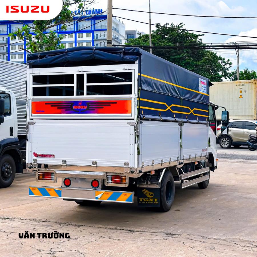 Xe tải ISUZU 2T5, Thùng mui bạt NHÔM 4M3.2182774