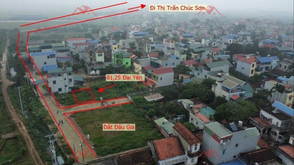 ĐẤT ĐẤU GIÁ ĐẠI YÊN-CHƯƠNG MỸ GIÁ ĐẦU TƯ 3TY3 Ạ DIỆN TÍCH:81,25M2145156