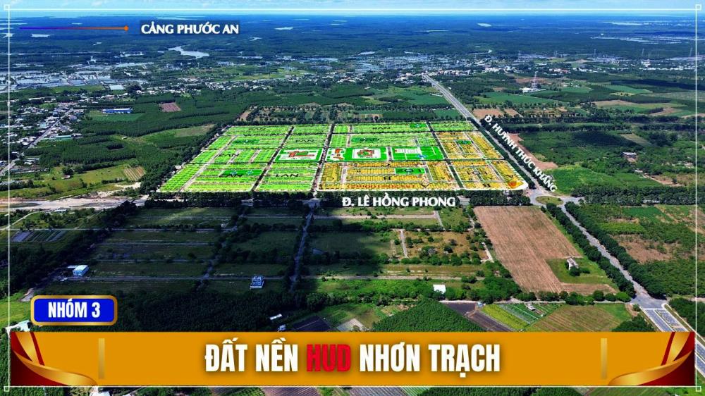 Cần bán nhanh nền Hud Nhơn Trạch 300m2 liền kề cảng Phước An2098697