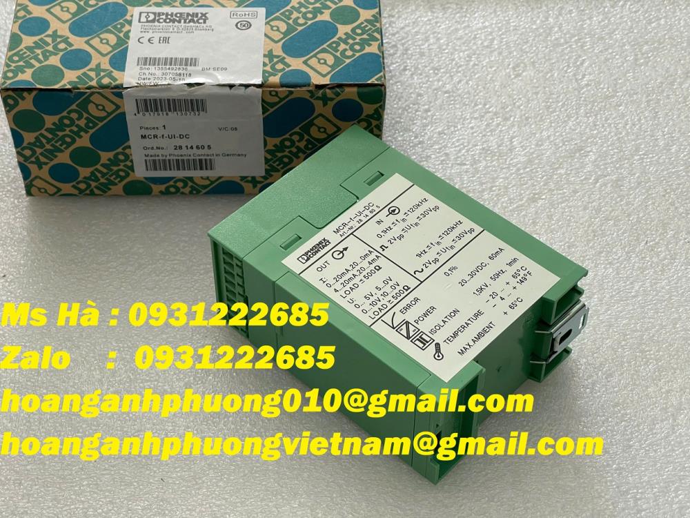 Phoenix contact MCR-F-UI-DC bộ chuyển đổi tần số ( 2814605)2095450