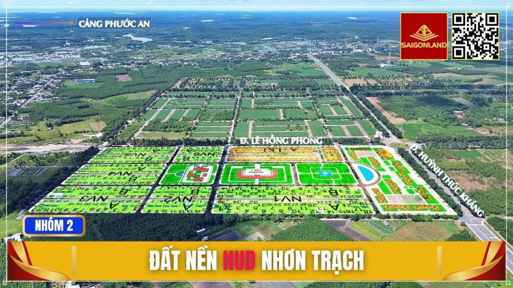 Saigonland Nhơn Trạch - Nhận ký gửi mua bán Đất nền sổ sẵn dự án Hud Nhơn Trạch2133699