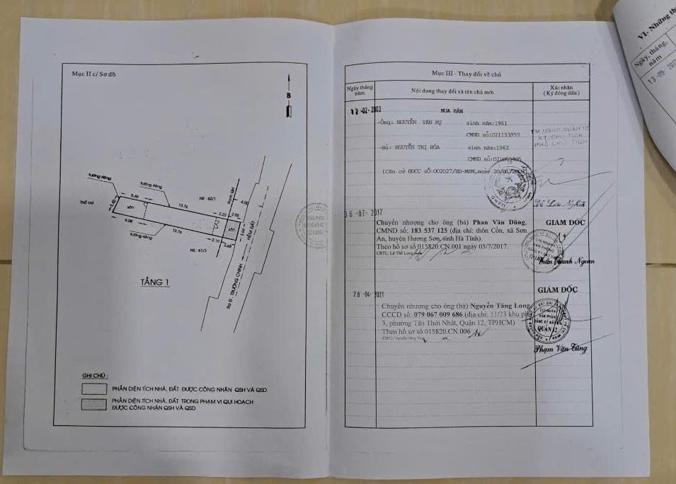 Chính Chủ Bán Nhà  Hẻm Trường Chinh, Tân Hưng Thuận2271653