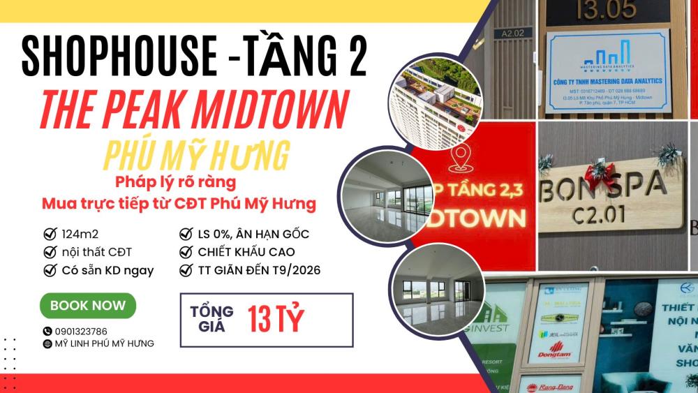 Bán Shophouse The Peak Midtown – Giá Gốc CĐT, Sở Hữu Lâu Dài, Kinh Doanh Sinh Lời Đỉnh Cao 09013237862192247