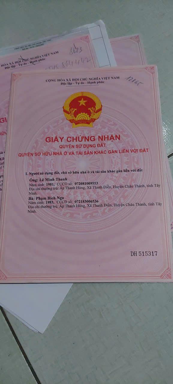 CHÍNH CHỦ CẦN BÁN LÔ ĐẤT ĐẸP HUYỆN CHÂU THÀNH TỈNH TÂY NINH2149734