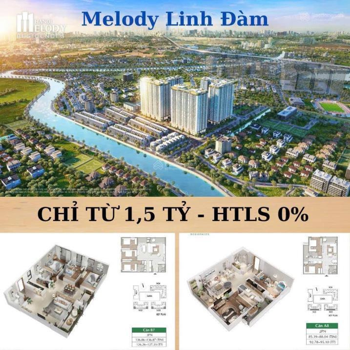 Melody Linh Đàm - Qũy hàng trực tiếp CĐT - Căn đẹp nhất - Giá tốt nhất - 68m chỉ 3,9 tỷ2205454