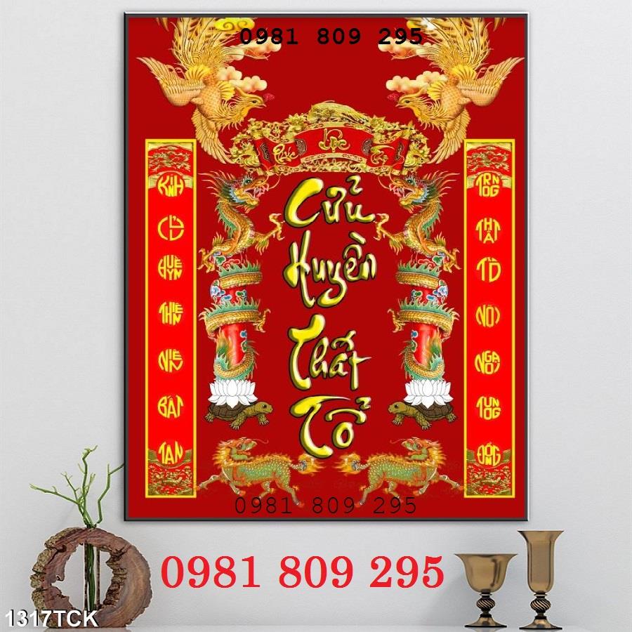 Gạch tranh phòng thờ HP14332237569