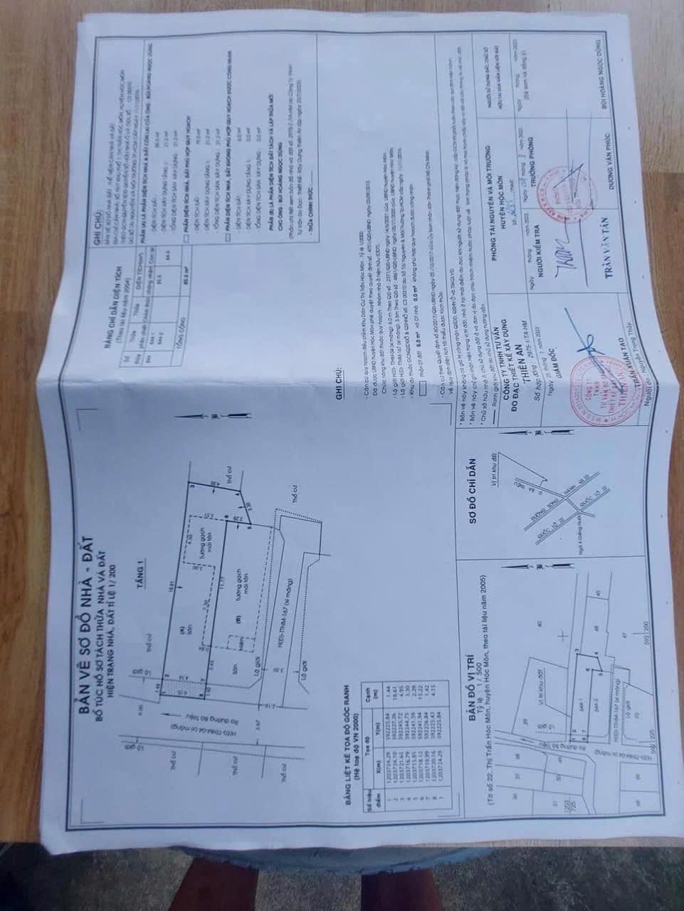 Bán Lô Đất (4.2x19), Sổ mới tinh năm 2023 - Thị Trấn Hóc Môn (gần BV Hóc Môn)2122534