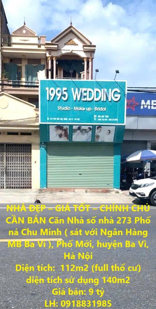 NHÀ ĐẸP – GIÁ TỐT – CHÍNH CHỦ CẦN BÁN Căn Nhà Cạnh MB Ba Vì, Ba Vì, Hà Nội2074432