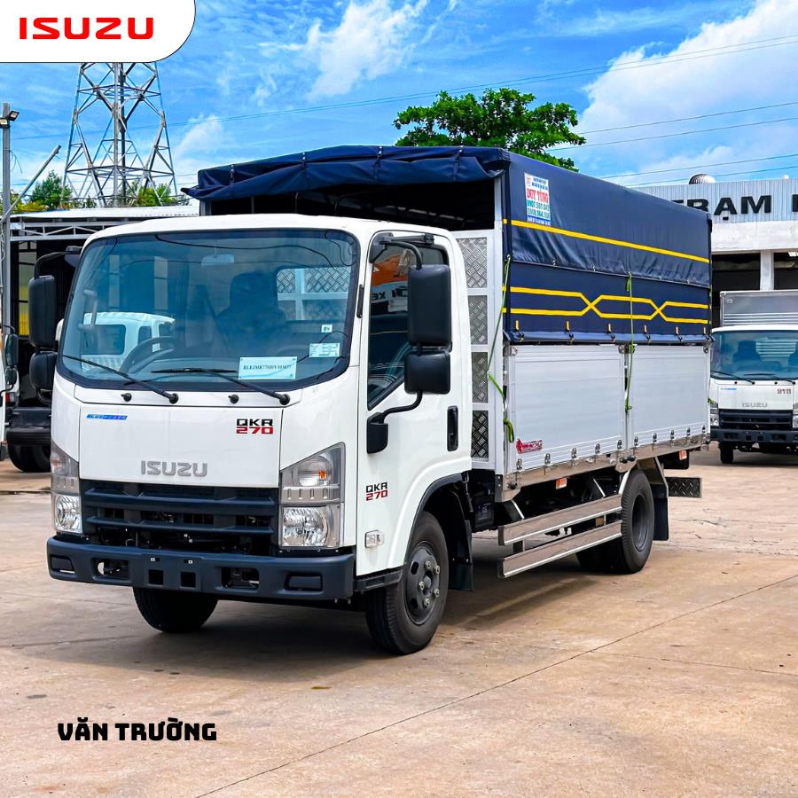 Xe tải ISUZU 2T5, Thùng mui bạt NHÔM 4M3.2182775