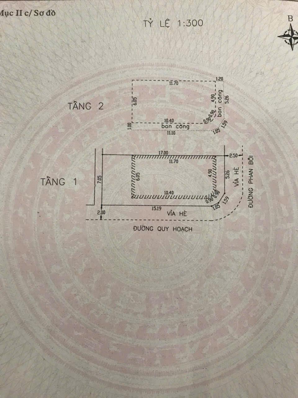 Bán nhà 2 tầng 2 mặt tiền Đường Phan Bôi, An Hải Bắc,  Sơn Trà,   Đà Nẵng.2086689