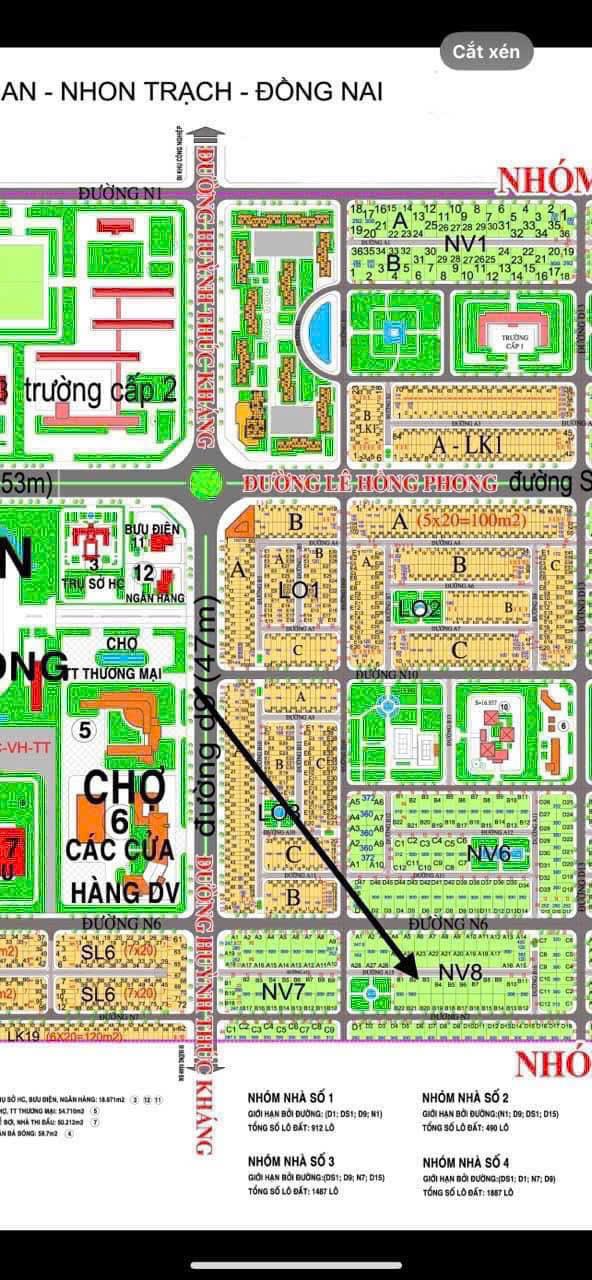 Cần bán nhanh nền Hud Nhơn Trạch 300m2 liền kề cảng Phước An2098700