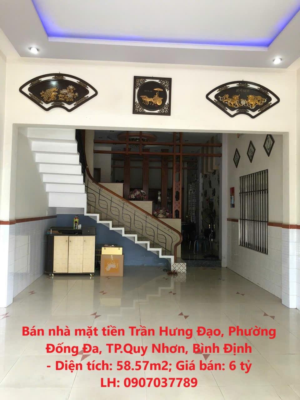 Bán nhà mặt tiền Trần Hưng Đạo, Phường Đống Đa, TP.Quy Nhơn, Bình Định2107844