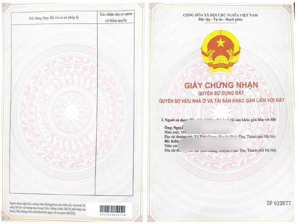 Chính Chủ Cần Bán Nhà Đất Đẹp -  Giá Ưu Đãi Tại Xã Vĩnh Thịnh, Huyện Vĩnh Tường, Vĩnh Phúc2102537