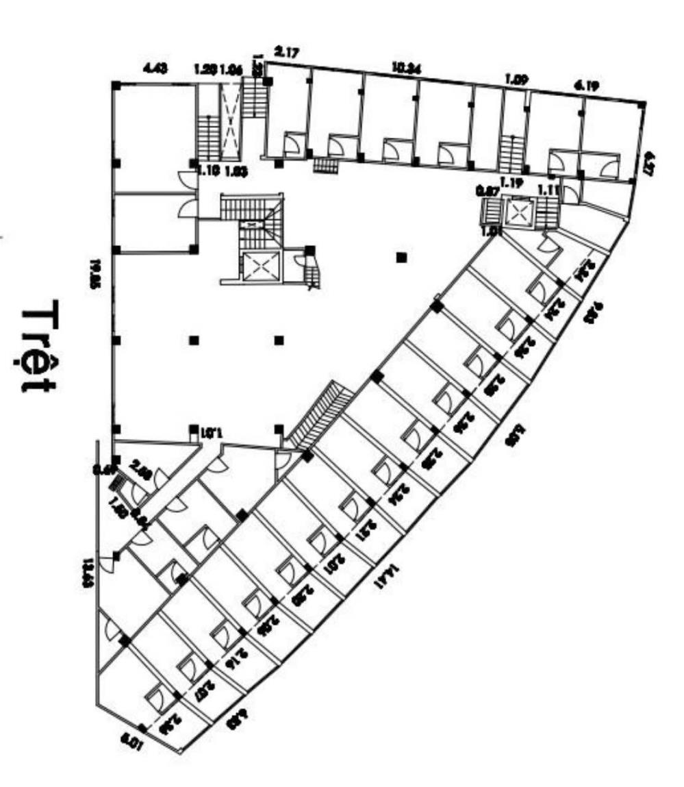 TÒA NHÀ CHDV 7 tầng đường Âu Cơ  THU NHẬP KHỦNG 1 TỶ/THÁNG, CHỈ 90 TỶ. 360 phòng, 26 kiot, 640m2 dtsd2102438