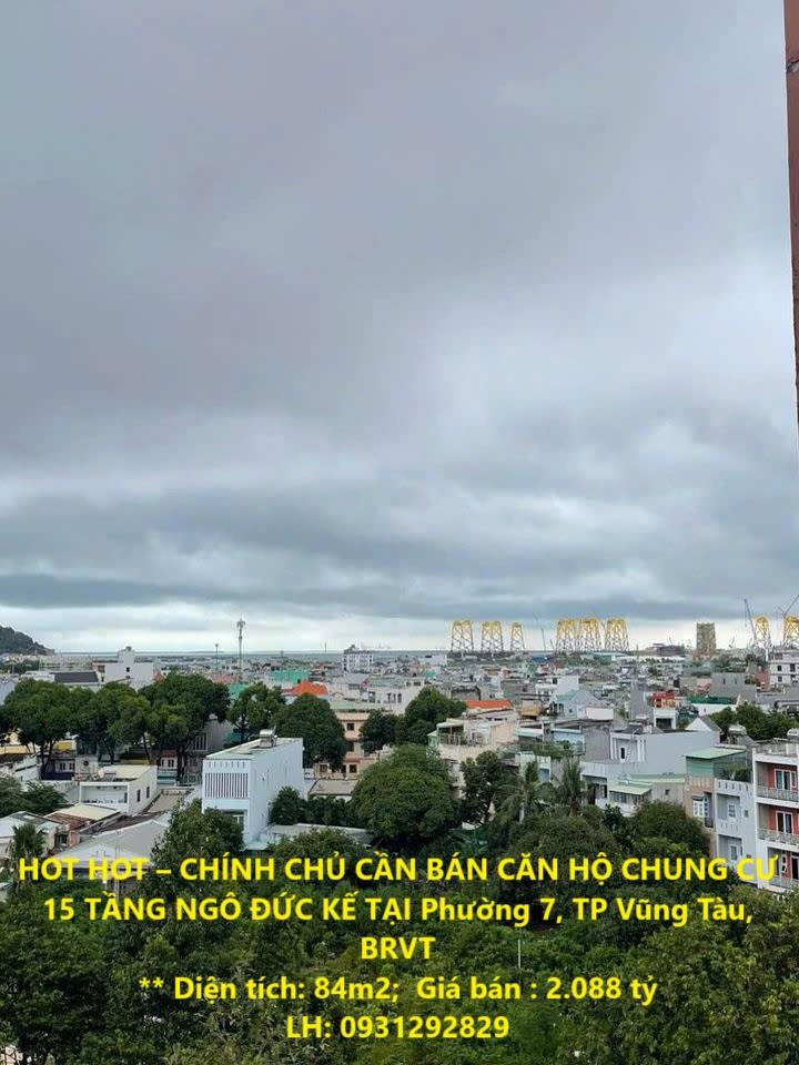 HOT HOT – CHÍNH CHỦ CẦN BÁN CĂN HỘ CHUNG CƯ 15 TẦNG NGÔ ĐỨC KẾ TẠI Phường 7, TP Vũng Tàu, BRVT2072333