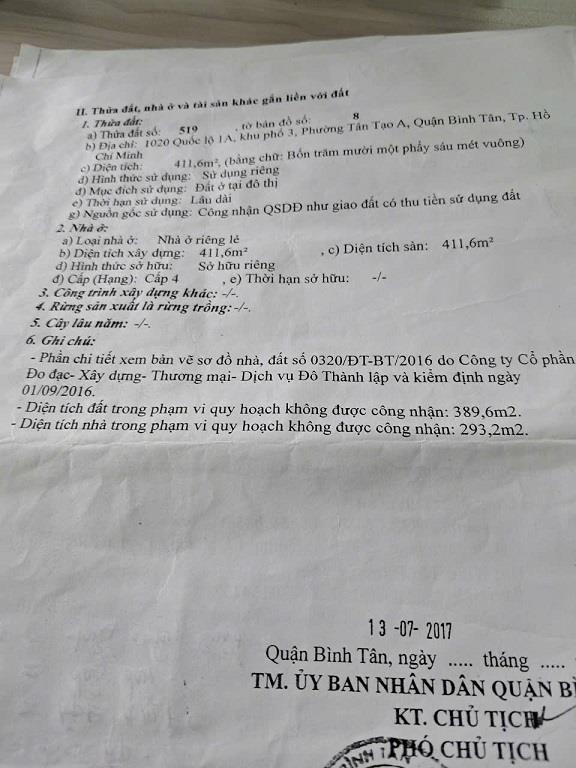 Chính chủ cần bán 3 mảnh đất Đường Quốc Lộ 1, Phường Tân Tạo A, Quận Bình Tân, Tp Hồ Chí Minh.2254616