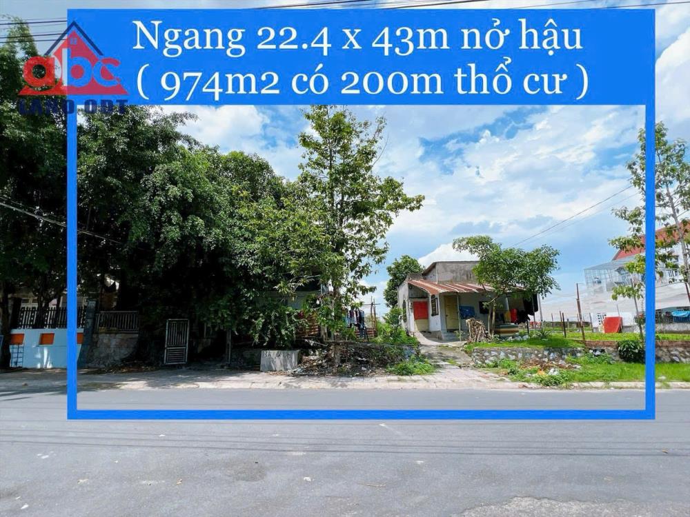 Bán lô đất gần 1000m2, có 200m2 thổ cư, KDC Tân Biên, Biên Hoà, gần công viên 30/4, chỉ 10,5 tỷ2074490