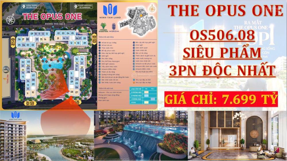 Thông tin 30 căn hộ 3PN tại The Opus One, VinHomes, Quận 92154897