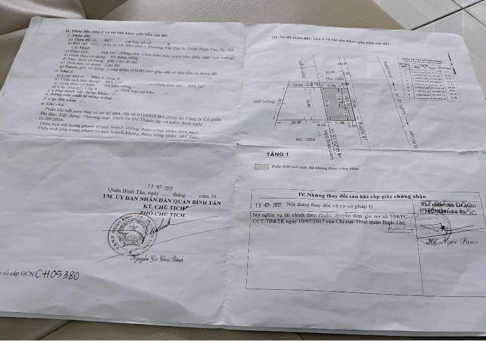 Chính chủ cần bán 3 mảnh đất Đường Quốc Lộ 1, Phường Tân Tạo A, Quận Bình Tân, Tp Hồ Chí Minh.2254618