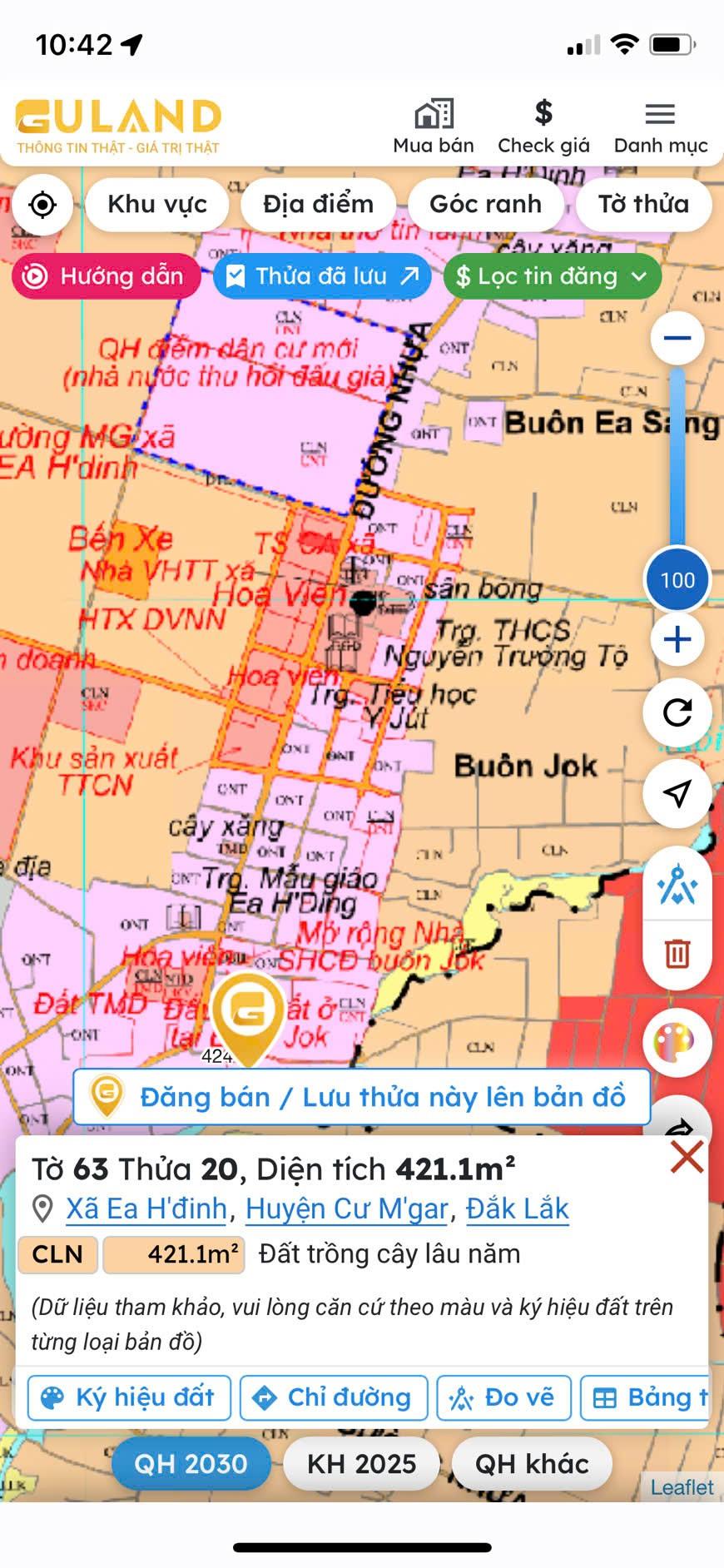 HOT HOT - CHÍNH CHỦ BÁN GẤP Lô Đất Xã Ea H'Đinh, Huyện Cư M'gar, Đắk Lắk.2677629