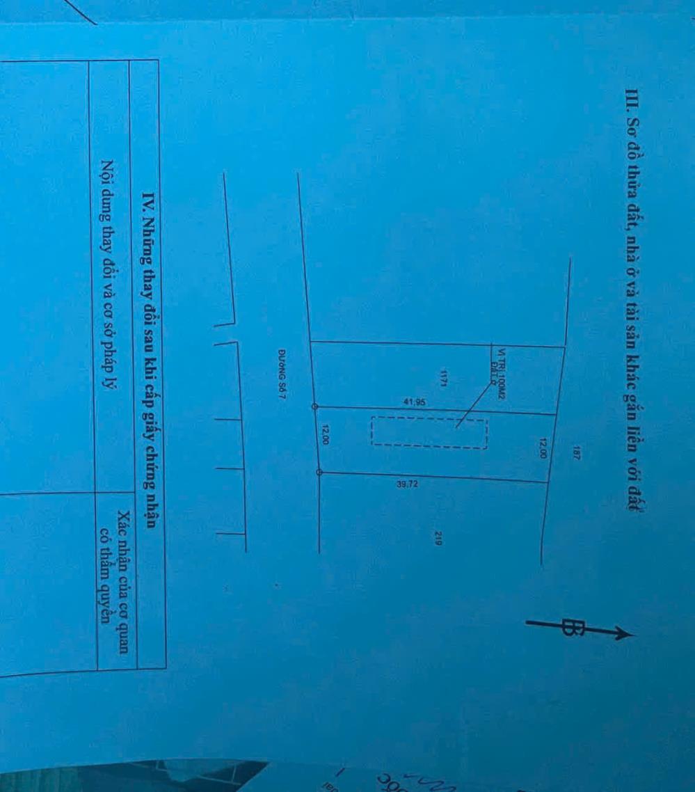 CHỦ BÁN ĐẤT MẶT TIỀN ĐƯỜNG SỐ 7, XÃ LONG PHƯỚC, TP. BÀ RỊA2602018
