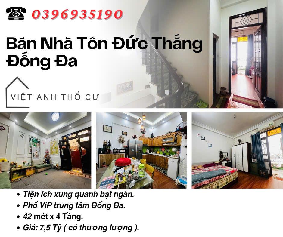 Bán nhà Phố Tôn Đức Thắng, Sổ Vuông Đẹp, Lô Góc Hai Thoáng, 42mx4T, Giá: 7.5 Tỷ, Lh: 0396935190.2620843