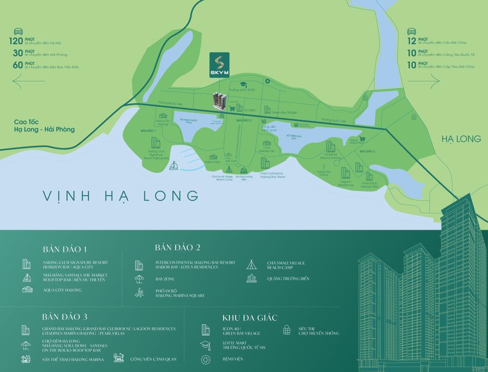 Căn hộ khách sạn Sky M, đường Hoàng Quốc Việt, Bãi Cháy, view vịnh Hạ Long sở hữu lâu dài, giá chỉ từ 2 tỷ.2605674