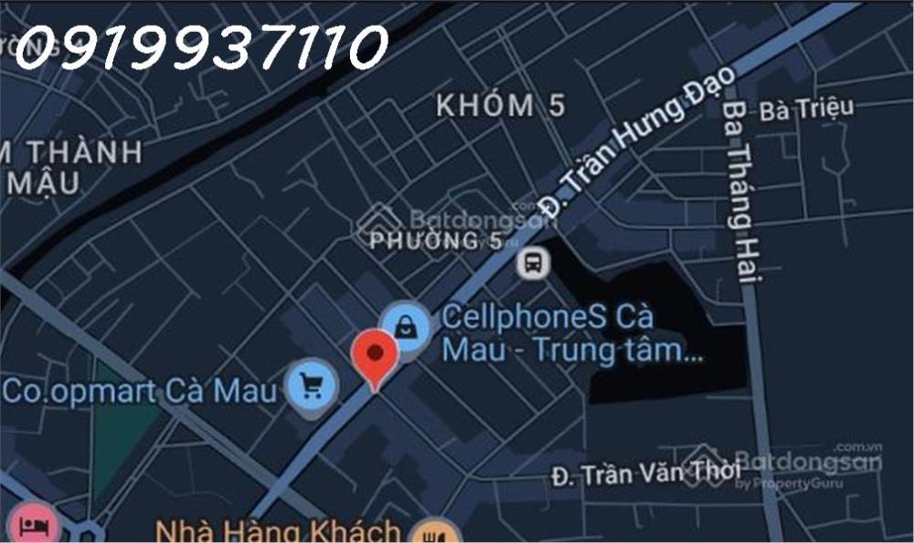 Cho thuê nhà 9.9m x 25.6m mặt tiền đường Trần Hưng Đạo, Phường 5, TP Cà Mau2478246